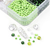 DIY 10 Style ABS & Acrylic Beads Jewelry Making Finding Kit DIY-N0012-05E-2