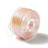 25 Rolls Polyester Metallic Threads OCOR-E026-05-4