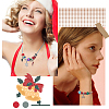 Christmas Theme DIY European Bracelet Necklaces Making Kit DIY-WH0308-346-5