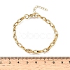 4.5MM 304 Stainless Steel Twisted Oval Link Chain Bracelets for Man and Women SA-CBAB767-17B-G-5