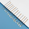 28Pcs 14 Style 304 Stainless Steel Chain Extender STAS-PH0004-70-5
