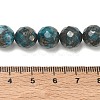 Natural Pyrite Beads Strands G-K181-K02-6