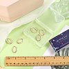 8Pcs Brass Spring Gate Rings KK-SC0003-45-3