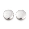 Non-Tarnish 316 Stainless Steel Blank Stamping Tag Locket Pendants STAS-K192-13P-1