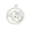 Twelve Constellations Alloy Pendants PALLOY-Q006-01I-S-1