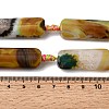 Natural Yellow Agate Beads Strands G-H342-B02-01-5