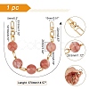 Acrylic Round Beads Bag Strap FIND-WH0071-22B-2