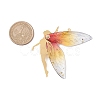 3Pcs 3 Colors Brass Angel Big Pendants PALLOY-TA00134-3
