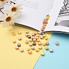 500Pcs 4 Colors CCB Plastic Beads CCB-YW0001-03M-6