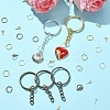 Iron Split Key Rings & Open Jump Rings & Screw Eye Pin Peg Bails Kits DIY-YW0009-10-6