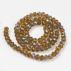 Electroplate Glass Beads Strands EGLA-A034-T8mm-L10-2