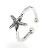 Adjustable Alloy Cuff Finger Rings RJEW-S038-039-1