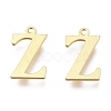 PVD Vacuum Plating  304 Stainless Steel Charms STAS-H112-Z-G-1