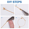 400Pcs Brass Bead Tips KK-BBC0001-18-4
