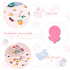 60 Sets 20 Style Opaque Resin Cabochons CRES-YS0001-04-3