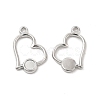 Tarnish Resistant 304 Stainless Steel Pendants STAS-B032-37P-1