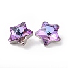 Electroplate Glass Charms GLAA-H104-A03-3