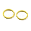 Spray Painted Iron Open Jump Rings IFIN-F149-B13-2