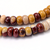 Rondelle Natural Mookaite Beads Strands G-F216-20-2