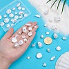 48Pcs 12 Styles Plastic Imitation Pearl Pendants FIND-PH0059-53-3
