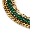 Golden 304 Stainless Steel Triple Layer Multi-strand Bracelets BJEW-C045-01C-G-3