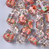 Glass Bottle Pendants X-GLAA-T001-04D-1