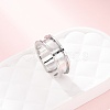 304 Stainless Steel Cuff Open Rings SA-CBACA70-01A-P-1