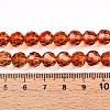 Baking Paint Transparent Glass Beads X1-DGLA-A035-T8mm-A04-5