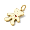 304 Stainless Steel Enamel Pendants STAS-A145-01L-G-2