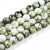 Baking Paint Glass Beads Strands X-DGLA-N003-8mm-C06-1