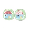 Printed Acrylic Cabochons MACR-C003-28-2