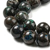 Natural Chrysocolla Beads Strands G-A219-A04-02-3