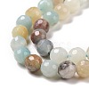 Natural Flower Amazonite Beads Strands G-E571-26A-4