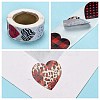 Heart Shaped Stickers Roll DIY-K027-A14-4