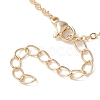 Natural Keshi Pearl Beads Link Bracelets BJEW-JB13171-4