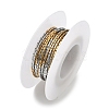 Two Tone 304 Stainless Steel Boston Link Chains CHS-G050-03GP-3