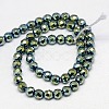 Electroplate Non-magnetic Synthetic Hematite Beads Strands G-J169B-4mm-06-2