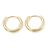Brass Huggie Hoop Earrings KK-C024-16B-KCG-1