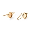 304 Stainless Steel Earring Hooks STAS-F271-01A-G-3