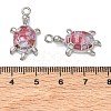 Brass with Enamel Pendants KK-CBA61F8-04P-02-3