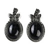Natural Obsidian Pendants G-I370-09AS-08-1