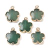 Natural Green Aventurine Pendants G-P566-01G-09-1