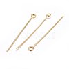 304 Stainless Steel Eye Pins X-STAS-F174-10G-C-2
