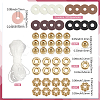 DIY Disc/Flat Round Polymer Clay Beads Stretch Bracelets Making Kits DIY-SP0003-41-2