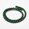 Natural Malachite Beads Strands G-F461-05-6mm-2