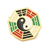 Eight-Diagram Tactics with Yin Yang Enamel Pin JEWB-K008-01G-2