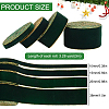 12M 4 Styles Polyester Single Face Velvet Ribbon OCOR-BC0005-56A-2