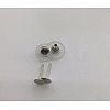Non-Tarnish 304 Stainless Steel Stud Earring Findings STAS-I069-42-1