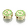 Alloy Enamel Beads ENAM-S122-028Q-NR-2