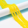 Transparent Glass Beads Strands EGLA-A034-T10mm-MD17-3